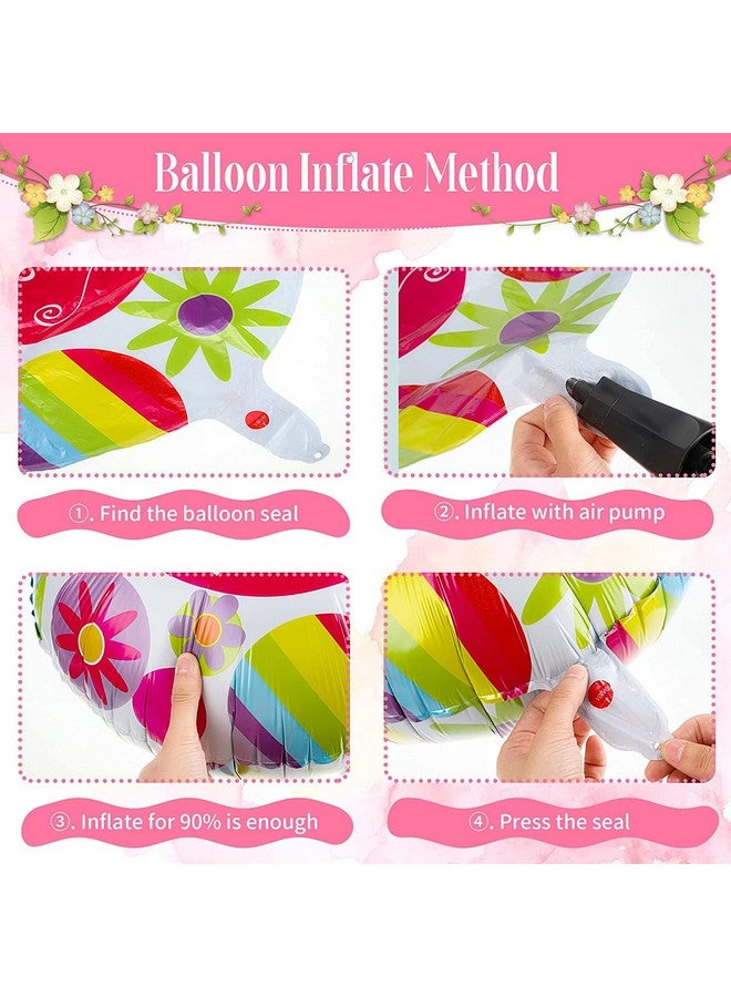 TOYXE Happy Birthday Balloon Bouquet Foil Balloon Gradient Color Pack of 7 Pc - Pack of 7 Pieces(multi) - Image 4