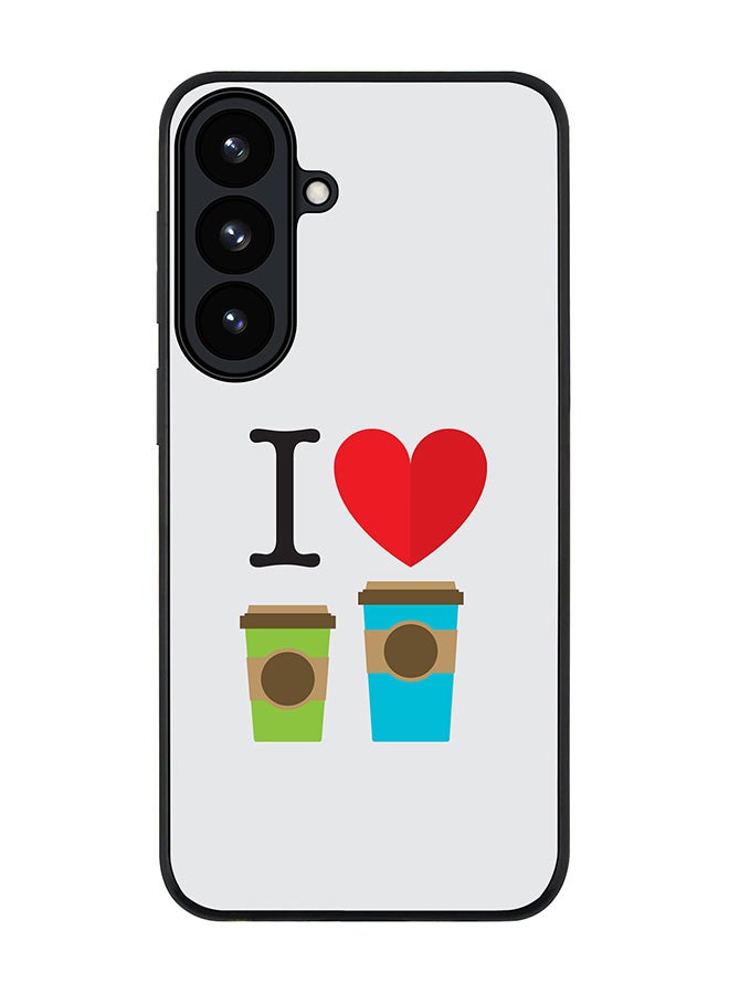 For Samsung Galaxy S26 Plus Case,Slim fit Camera Protection, Shockproof Thin Phone cover  - I Love Coffee