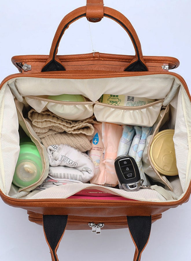 Beauenty High-quality Material Durable Lightweight and Portable Size Travel Baby Diaper Backpack With Changing Pad - Image 4