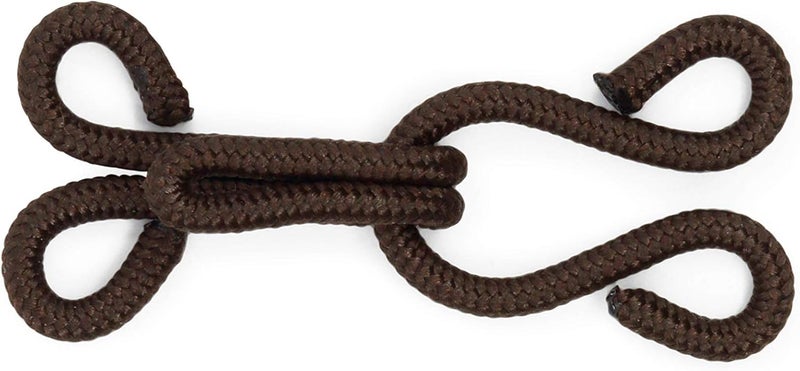 Dritz Covered Hooks and Eyes, Extra Large, 2 Set, Brown - Image 4