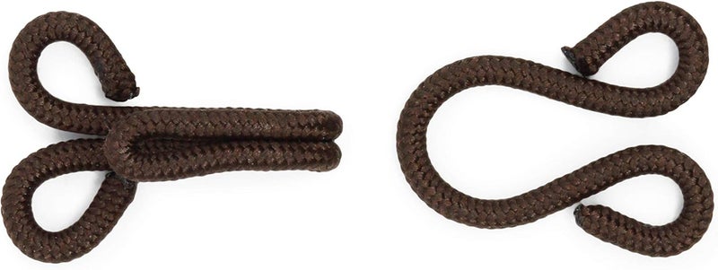 Dritz Covered Hooks and Eyes, Extra Large, 2 Set, Brown - Image 3