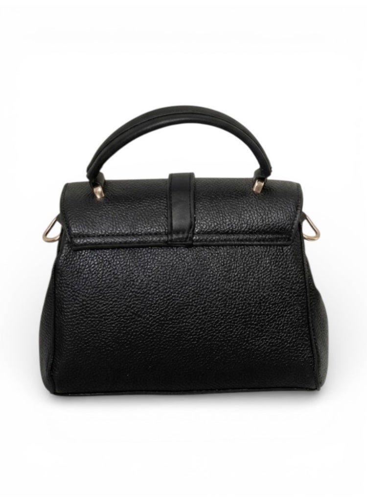 لايف ستيلاش  حقيبة كروس جلد مع حزام ZC-6 - أسود - Image 3