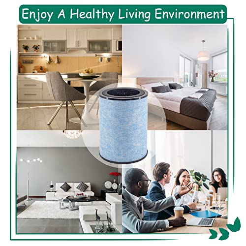 Asheviller AP300 Filter Replacement, Compatible with Instant® AP300 Air Purifier, H13 Grade True HEPA and Activated Carbon Filters, Compare to F300 Filter,2 Pack - Image 4