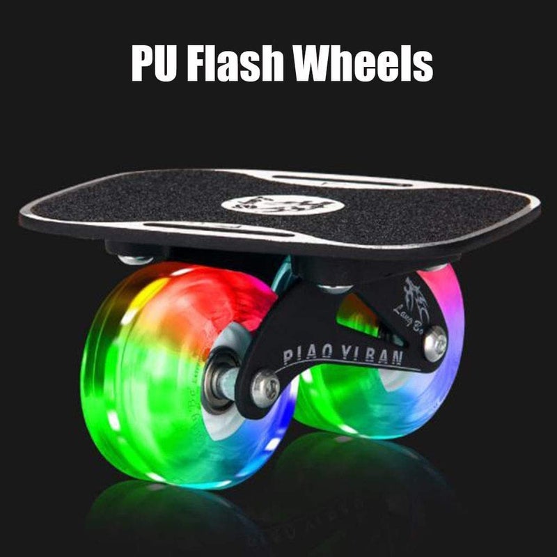 PowerRider Drift Skates Split Skateboard Portable Roller Skate Deck Freelinedrift High Rebound Skate Outdoor Sliding Teenager Adults Birthday Gift (Luminous) - Image 3