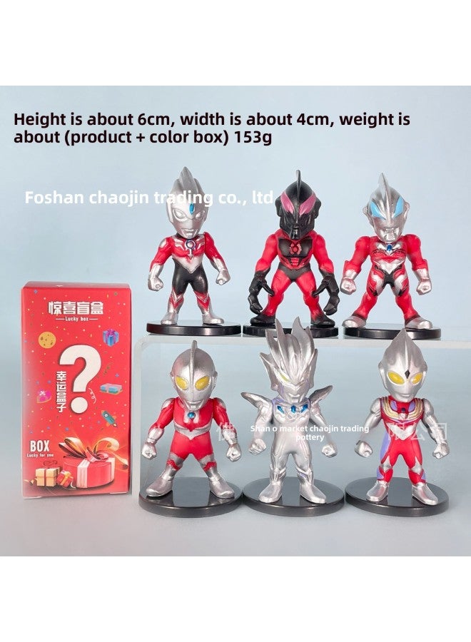 Free Shipping Ultraman Figure Blind Box Ultraman Tiga Infinite Zero Belial Geed Orb Dainajed 