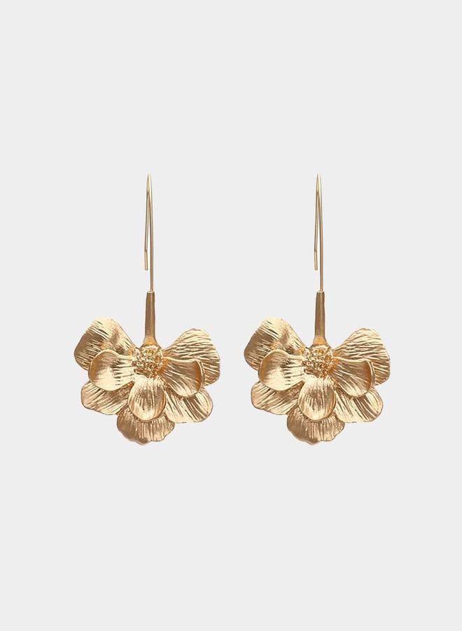 Styli Floral Drop Earrings