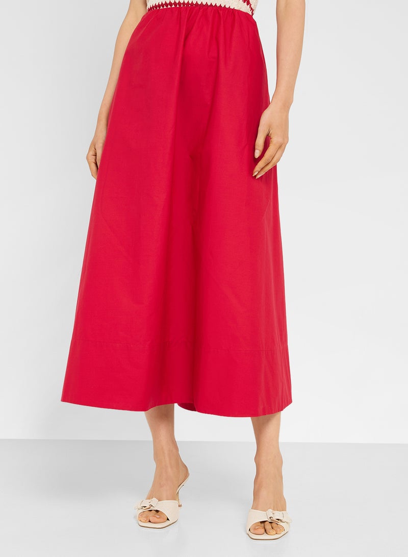 MANGO Flared Cotton Skirt  - Image 2