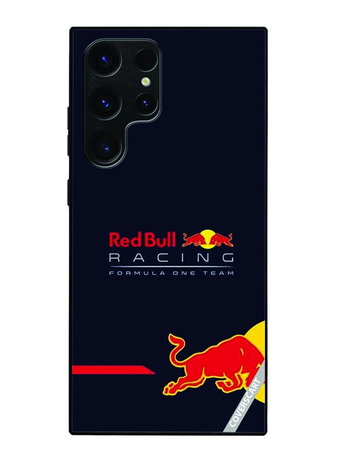 COVERSCART Protective Case Cover For Samsung Galaxy S24 Ultra Red Bull Design Multicolour