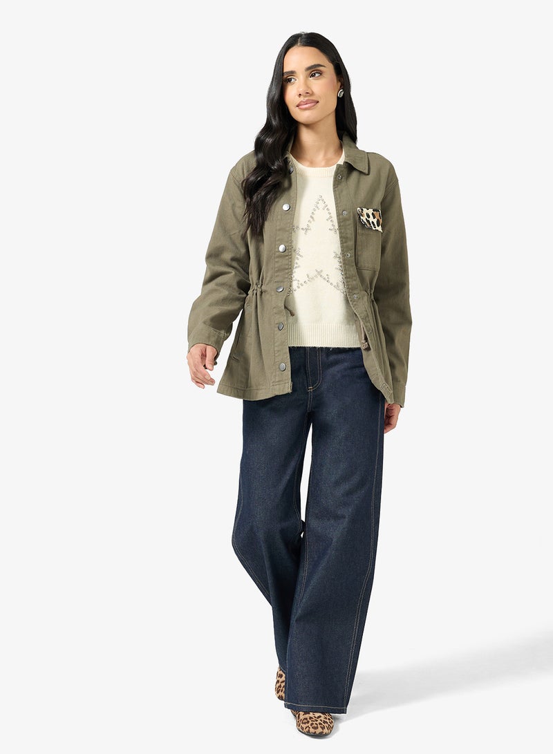ONLY ONLNEWDREW MILI JACKET - Image 4