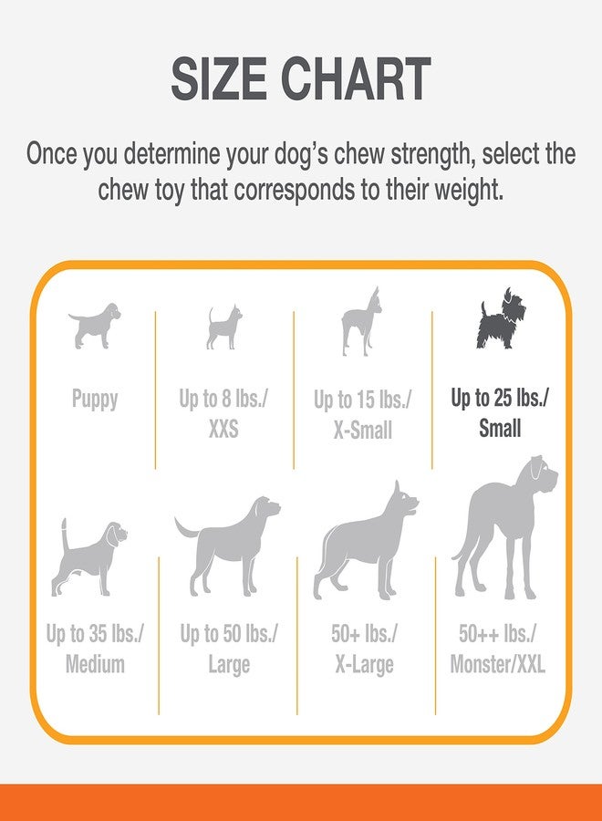 نيلابون علبة هدايا نيلابون للكلاب، تتضمن 4 ألعاب مضغ مطاطية متينة وقطعة واحدة من الحلوى الطبيعية، هدايا للكلاب الصغيرة - حتى وزن 25 رطلاً، عبوة من 5 قطع - Image 5
