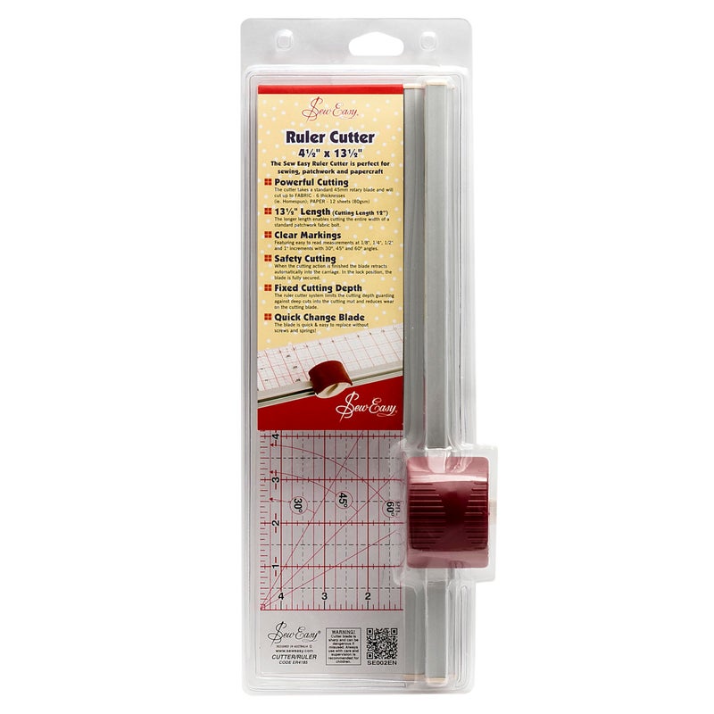 Sew Easy Ruler Cutter 4 12 x 13 12
