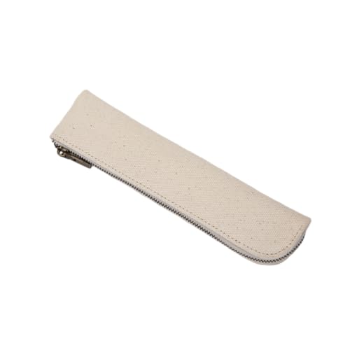 YONBEN Canvas Pencil Case Small Pencil Pouch Slim Lightweight Pen Case Holder Cute Zipper Bag for School Office - Image 1