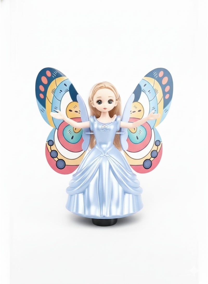 Disney Frozen Musical Dancing Princess Doll - 360° Rotating Toy with Flashing LED Lights & Music - Best Gift for Girls - Image 1