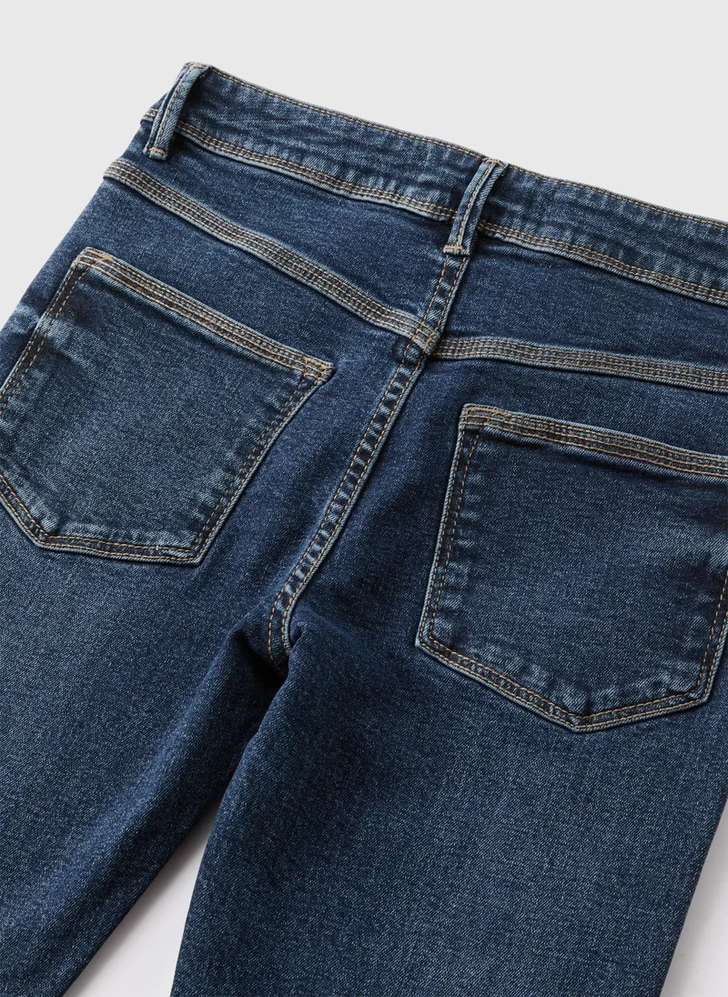 Matalan Boys Mid Wash Denim Skinny Jeans