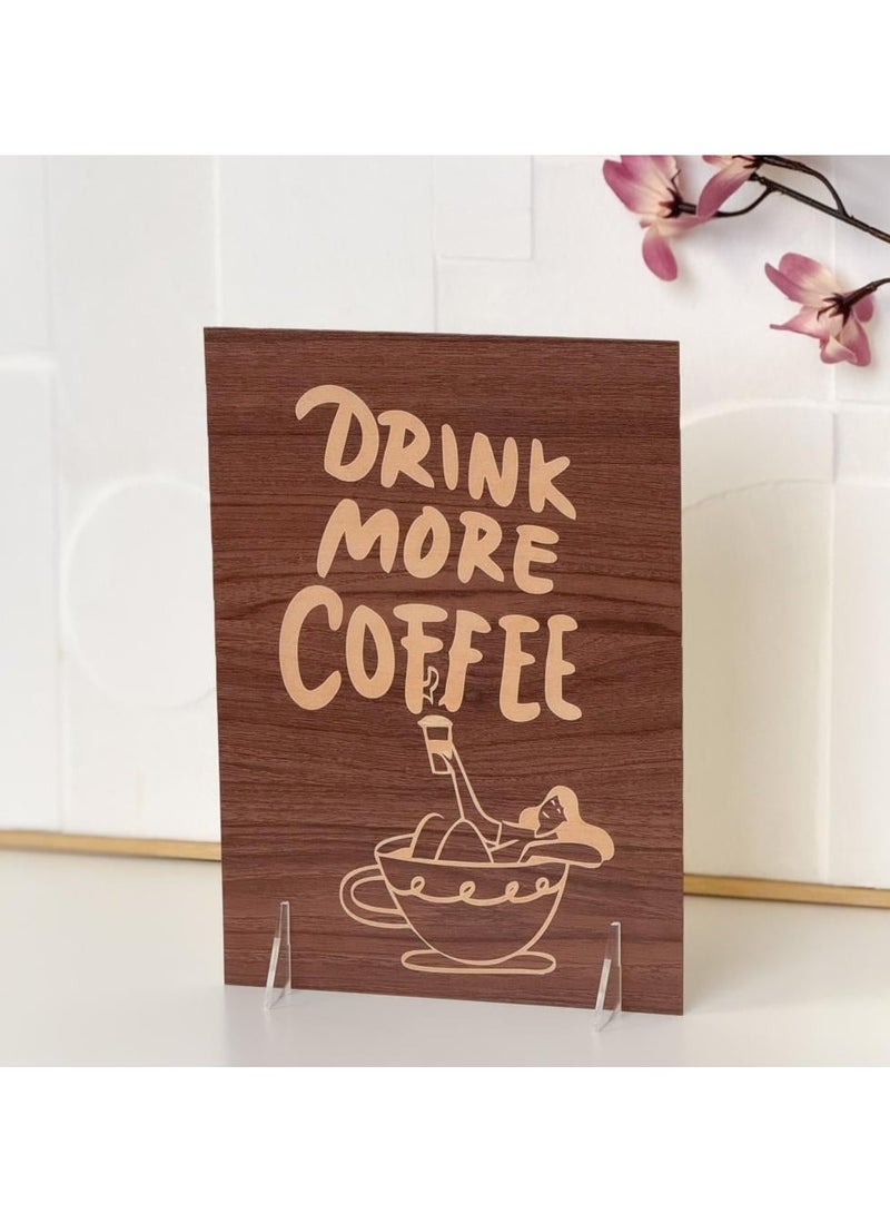 Story Of Candle Coffee corner board, elegant decor with a distinctive coffee design