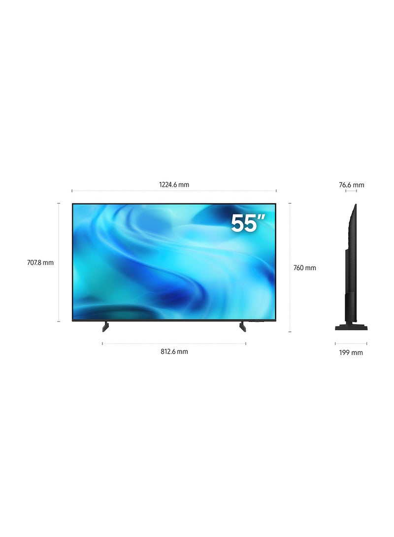 سامسونج تلفاز كريستال UHD بحجم 55 بوصة، U8000H، 4K، معالج كريستال 4K، تصميم ميتال ستريم، أمان نوكس، محتوى مجاني غير محدود، تلفاز ذكي - Image 3