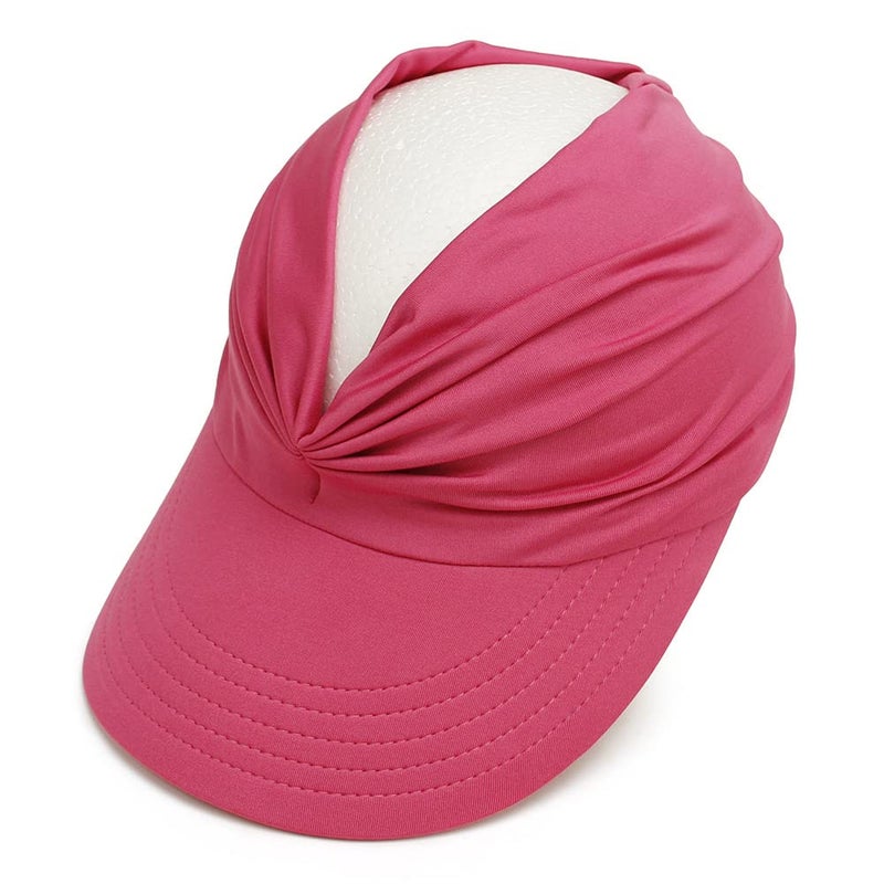 FASHIXD Sun Hats for Women Wide Brim Visor UV Protection Summer Beach Hat for Women Foldable Golf Hats (Rose red) - Image 4