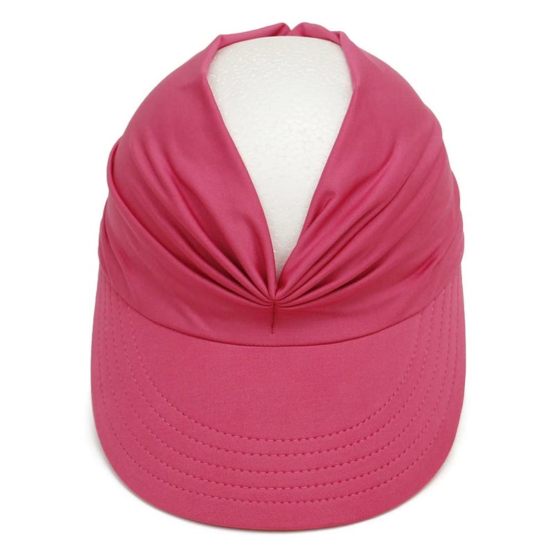FASHIXD Sun Hats for Women Wide Brim Visor UV Protection Summer Beach Hat for Women Foldable Golf Hats (Rose red) - Image 3