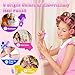 Websonaw Kids Nail Polish Set for Girls Nail Art Kit with Nail Dryer DIY Nail Stickers Nail Kit Toys for Girls with NonToxic Nail PolishAge 312 Little Girl Gift Toys Purple - Image 4