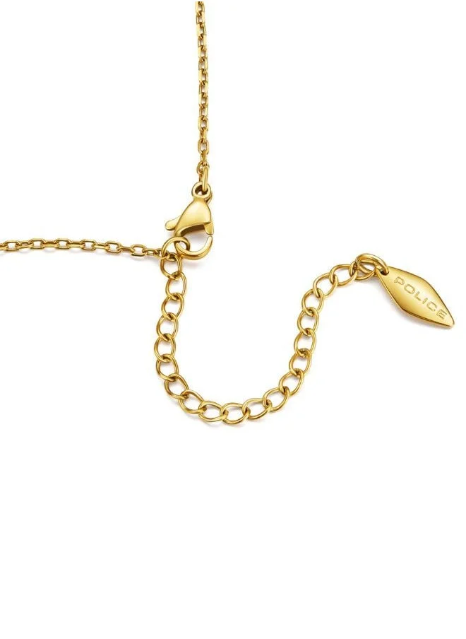 بوليس Cubet  Necklace For Women Yellow Gold Plated