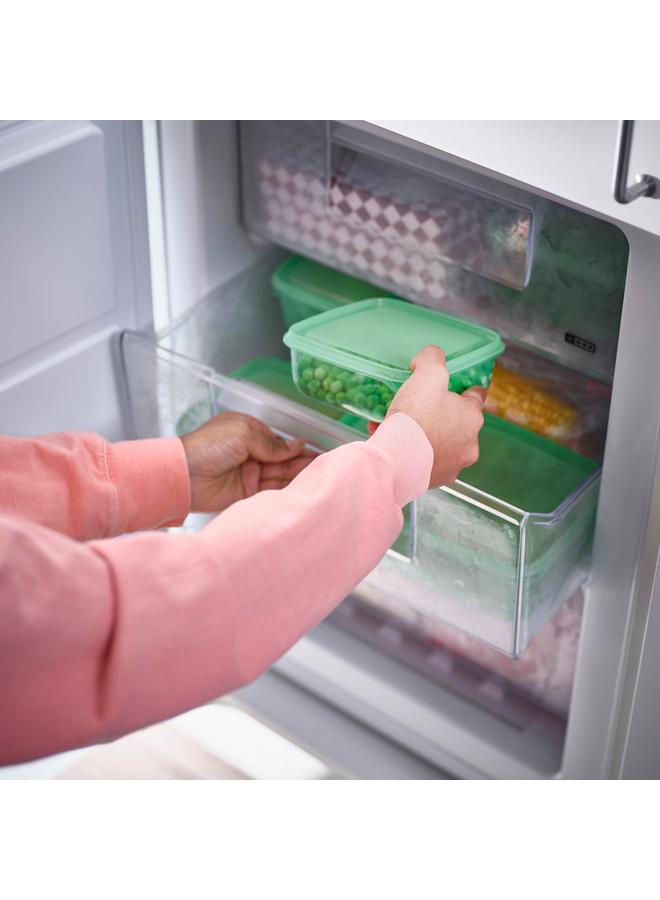 Zaboon Food Container With Lid, Set Of 17, Green - Image 4