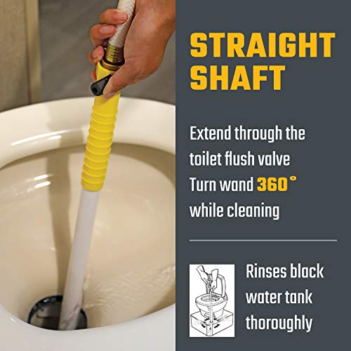 Valterra A01-0184VP Master Blaster RV Tank Cleaning Wand with Power Nozzle , White - Image 4