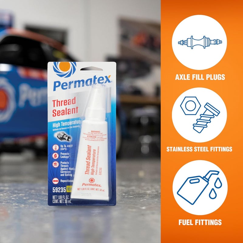 Permatex High Temperature Thread Sealant - 50 ml - Image 4
