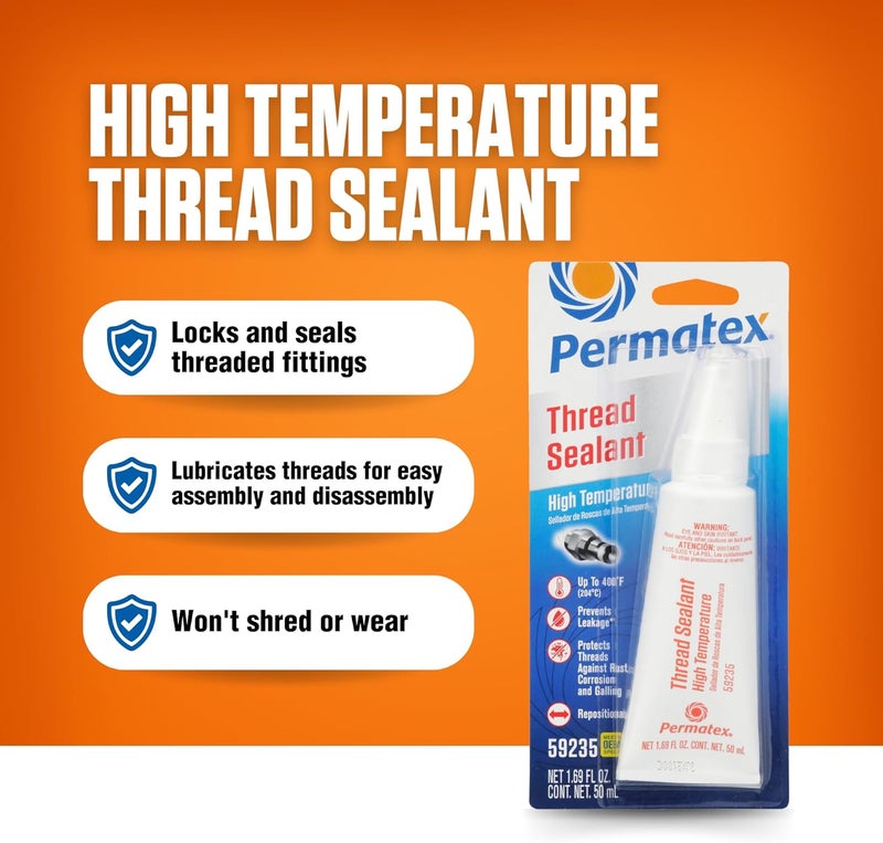 Permatex High Temperature Thread Sealant - 50 ml - Image 3