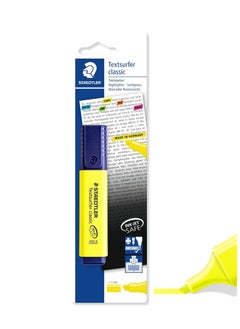 STAEDTLER 1-Piece Textsurfer Classic Highlighter Chisel Tip Yellow  - Image 1