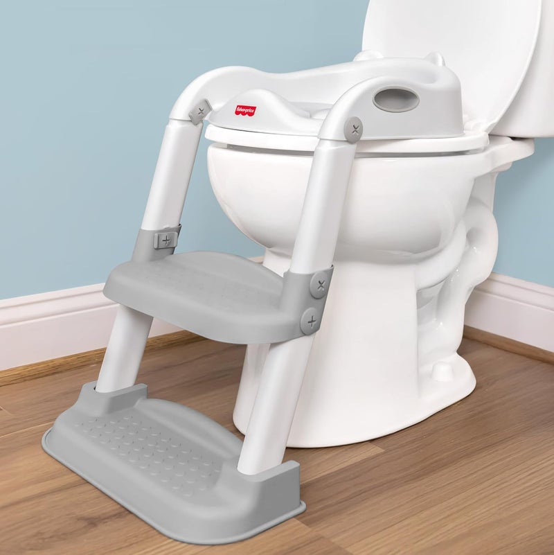 Sunny Days Entertainment Fisher-Price Step Potty Training Seat & Toddler Step Stool - Image 1