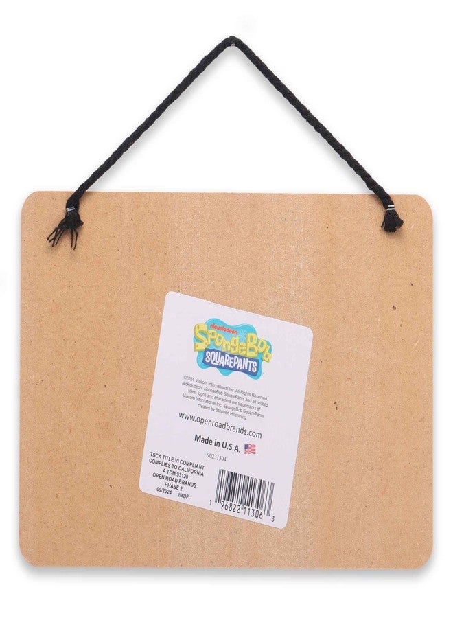 Open Road Brands SpongeBob SquarePants The Krusty Krab Kitchen Hanging Wood Measuring Sign - Fun Krusty Krab Kitchen Conversion Chart for Home - Image 3