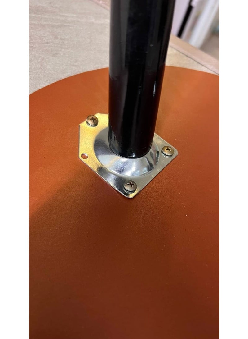 3-piece side coffee table set – modern wooden design with metal legs – versatile for living rooms - Image 3