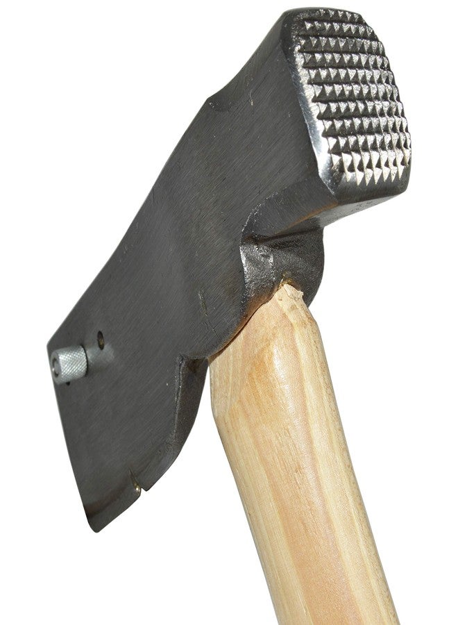 EX ELECTRONIX EXPRESS Shingling Roofing Hatchet with Milled Striking Face, Three-Position Exposure Gauge (4½", 5'', 5⅝"), Nail Slot, and Hickory Wood Handle - by EX ELECTRONIX EXPRESS - Image 4