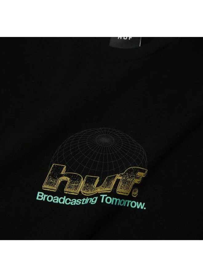 Huf Black Worldwide Network SS Tee for Men | Best Price UAE