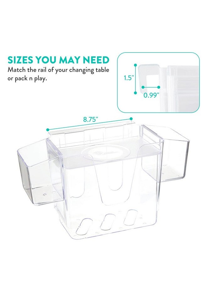 Prince Lionheart Hanging Diaper Depot Wipes Warmer Storage Depot Nursery Essentials Baby Registry - Image 3