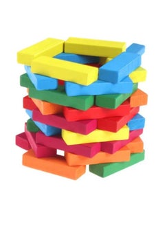 51-Piece Wooden Building Blocks Set Jenga Game Sturdy And Durable 5+ Years