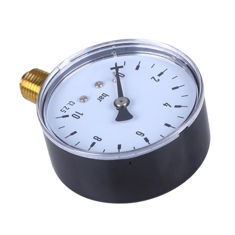 PartyKindom NPT Bar Pressure Gauge for Air Water Oil Gas Easy Reading Measurement Tool - Image 3
