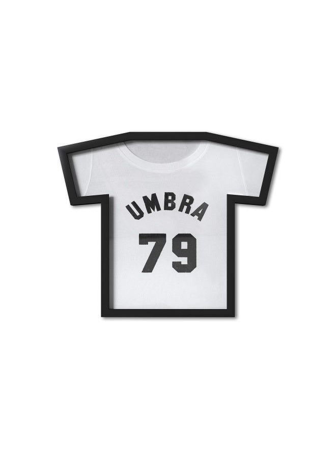 Umbra T-Frame T-Shirt Display Case - Picture Frame to Display Youth Sized T-Shirts (Small to Large), Black - Image 1