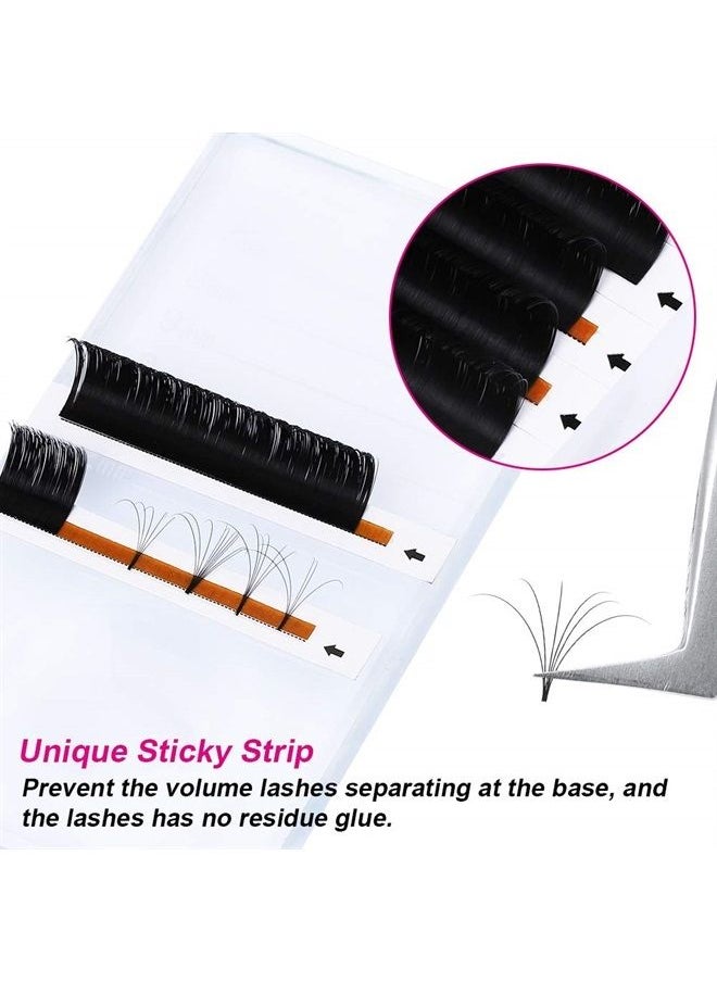 FADLASH - Lash Extension Easy Fan 0.03-0.10mm C D DD L Curl 8-30mm Length Volume Lash Extensions Self Fanning Eyelash Extensions Russian Lashes (0.03-C, 13-16mm Mix) - Image 1
