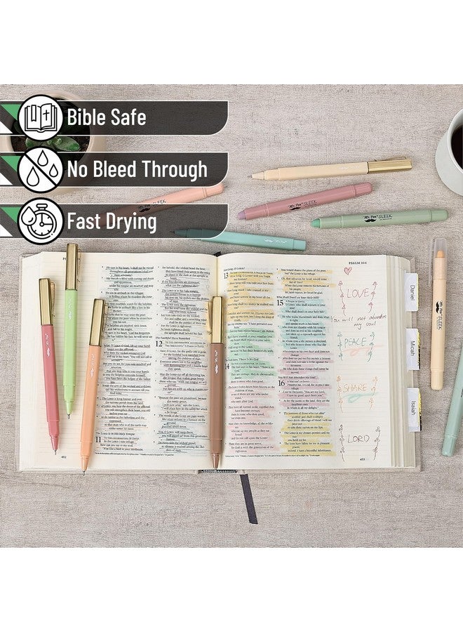 Mr. Pen Aesthetic Gel Highlighters And Pens No Bleed 12 Pack Pastel Colors Bible Highlighters And Pens No Bleed Bible Pens No Bleed Through Bible Highlighter No Bleed Highlighters - Image 3