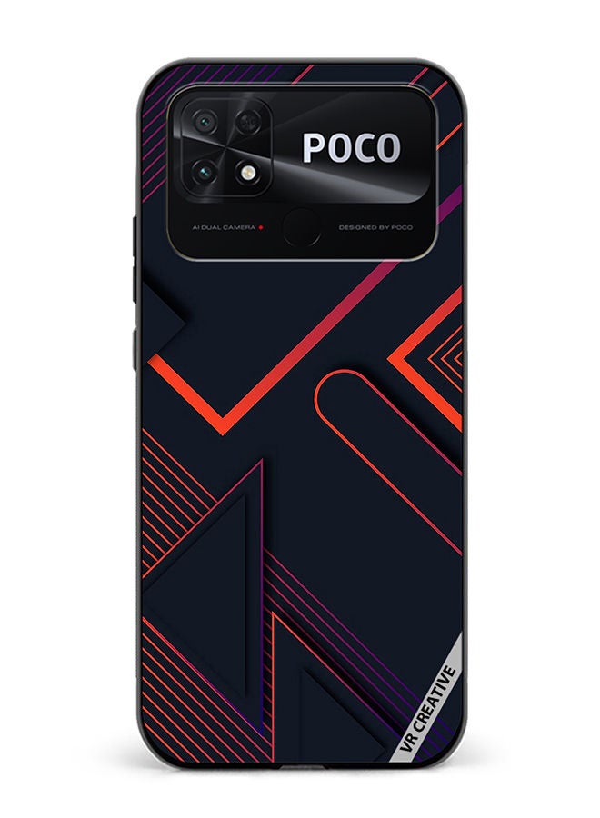 VR CREATIVE Protective Case Cover For Xiaomi Poco C40 Texture Design Multicolour - Image 1