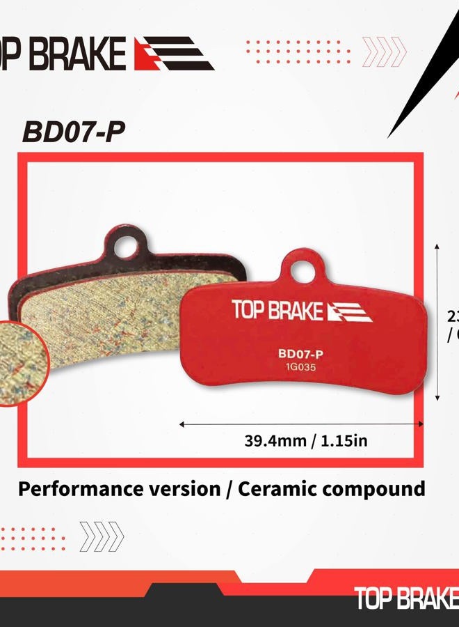 Top Brake وسادات فرامل الدراجة القرصية لـ SHIMANO Saint BR-M810 M820 Zee M640 XTR-M9120، Deore XT BR-M8020، M8120، M6120، BR-MT420، MT510، MT520 Tektro HD M745 735 725 750 TRP، SL، Slate T4، G-Spec، Quadiem - Image 5
