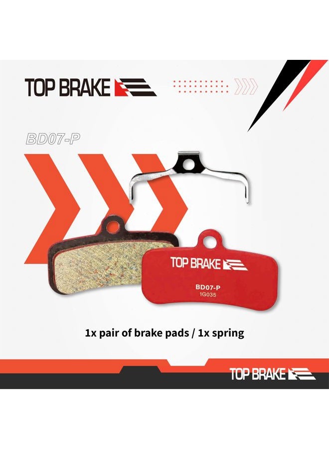 Top Brake وسادات فرامل الدراجة القرصية لـ SHIMANO Saint BR-M810 M820 Zee M640 XTR-M9120، Deore XT BR-M8020، M8120، M6120، BR-MT420، MT510، MT520 Tektro HD M745 735 725 750 TRP، SL، Slate T4، G-Spec، Quadiem - Image 4