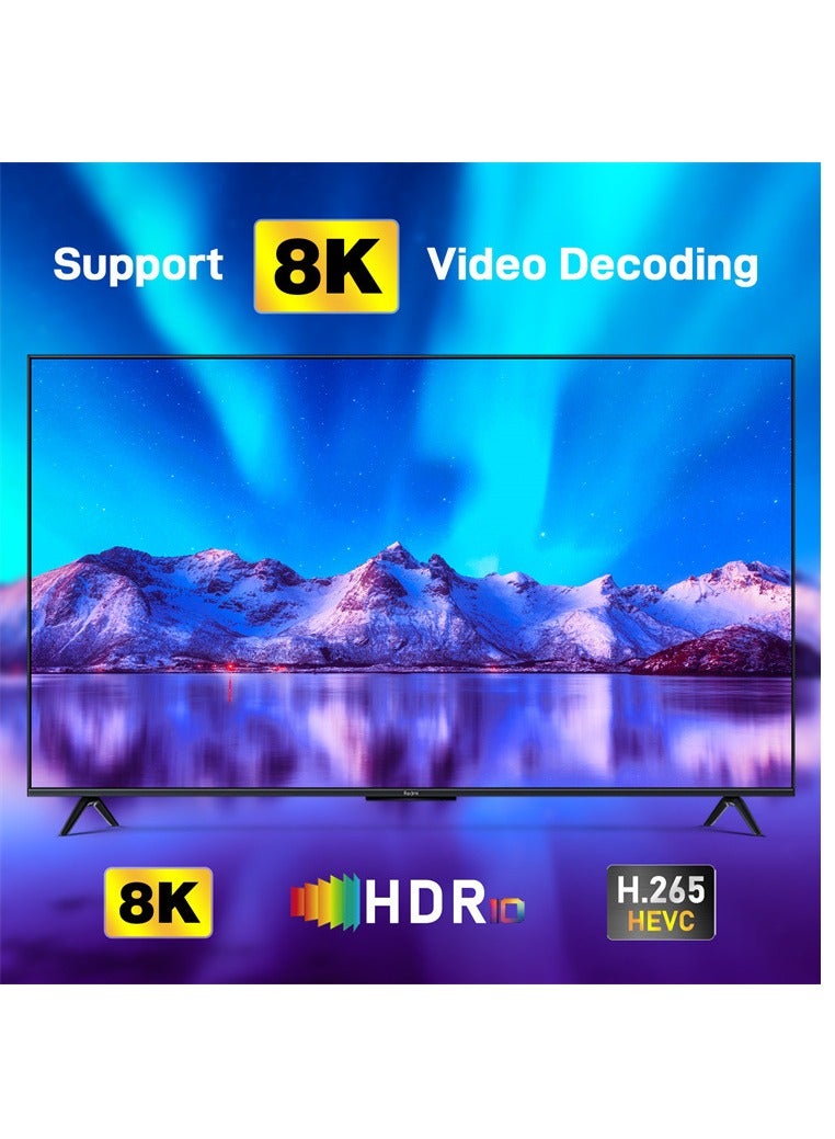 اتش 96 ماكس M1 الروبوت 13.0 مربع التلفزيون مع رباعية النواة 64bit Mali-450 8K HDR واي فاي 2.4GHz 5.8GHz بلوتوث 5.0 تعيين كبار مربع - Image 3