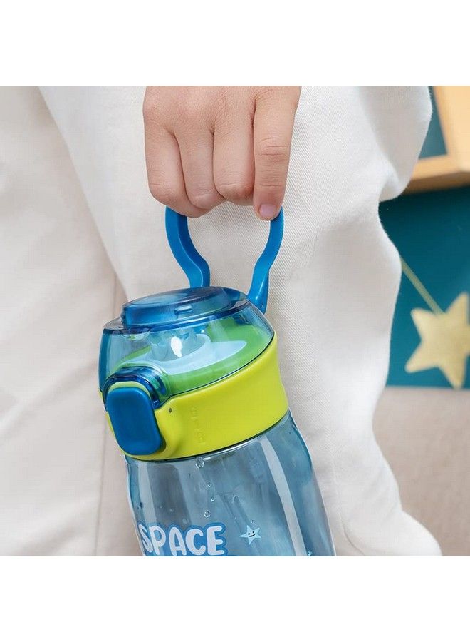 TEMSON Cute Water Bottle With Sipper Water Bottle For Kids Sipper Bottle For Kidsantileak Cartoon Kids Water Bottle For Kids (630 Ml)(Fq31512) (Purple) - Image 5