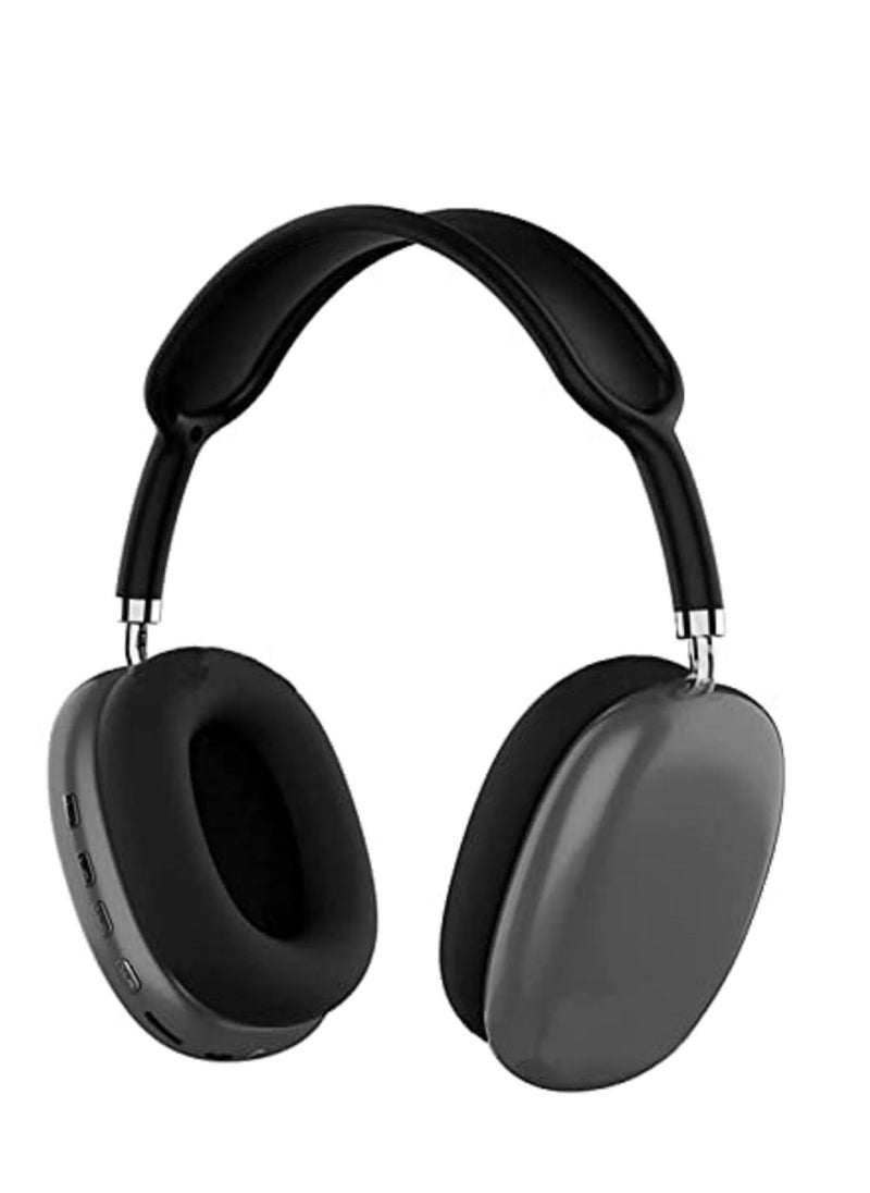 P9 - P9 Bluetooth Wireless Headset Over-Ear Headphone With Mic - Black - Image 1