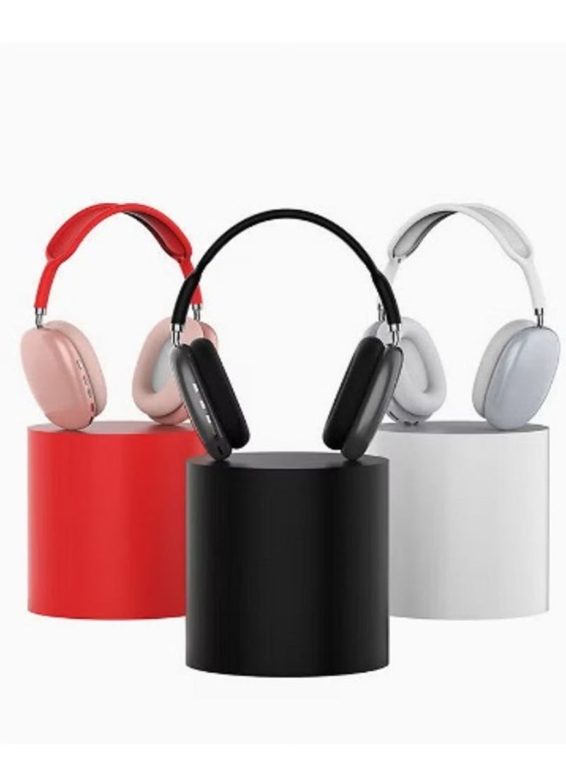 P9 - P9 Bluetooth Wireless Headset Over-Ear Headphone With Mic - Black - Image 1