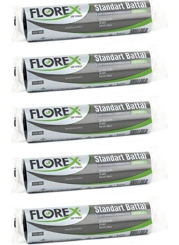 Florex - Standard King Size Garbage Bag Black 72 x 95 cm 5 x 10 Packs - Image 1