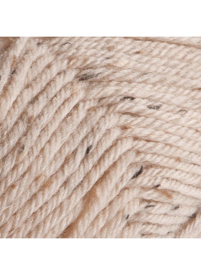 KnitPicks Wool of The Andes Worsted Weight Donegal Tweed Cream Yarn (1 Ball - Oyster Heather) - Image 2