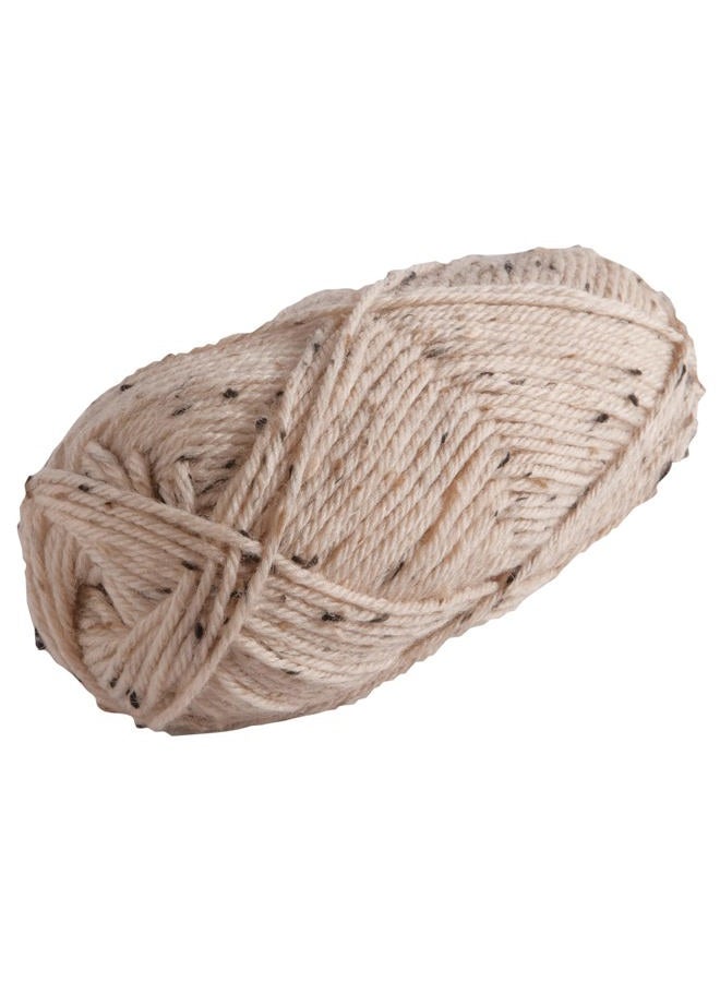 KnitPicks Wool of The Andes Worsted Weight Donegal Tweed Cream Yarn (1 Ball - Oyster Heather) - Image 1
